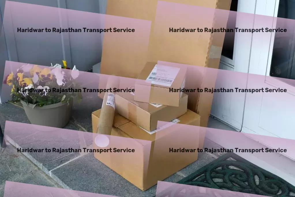 Haridwar to Rajasthan Bike Transport And Scooty Courier The key to unlocking efficient logistics in India. - Full-load goods transport