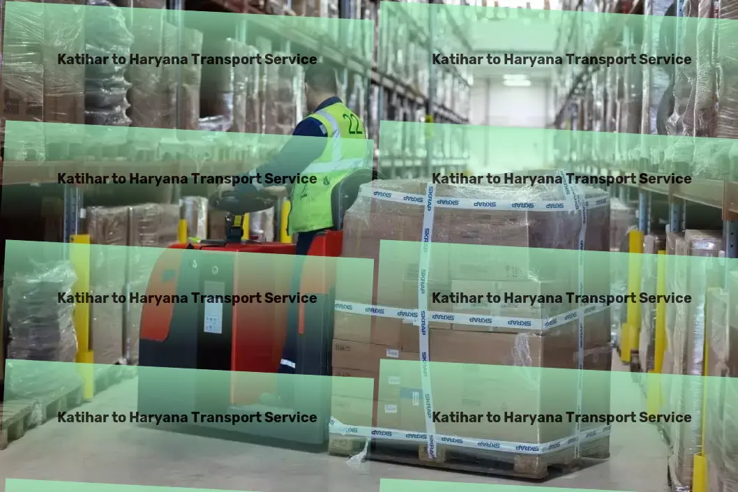 Katihar to Haryana Luggage Courier Citywide goods delivery