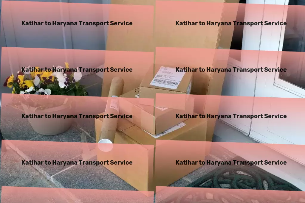 Katihar to Haryana Luggage Courier Express household logistics